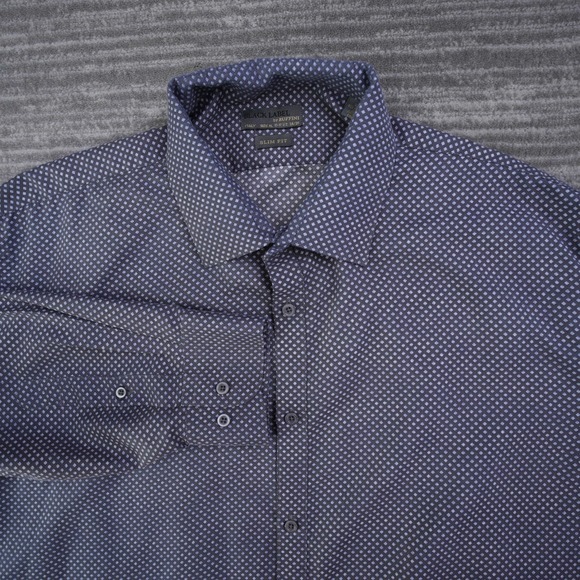 Black Label Other - Black Label By Ruffini Shirt Men Button Up Italy Slim Fit Long Sleeve XL 17 17.5